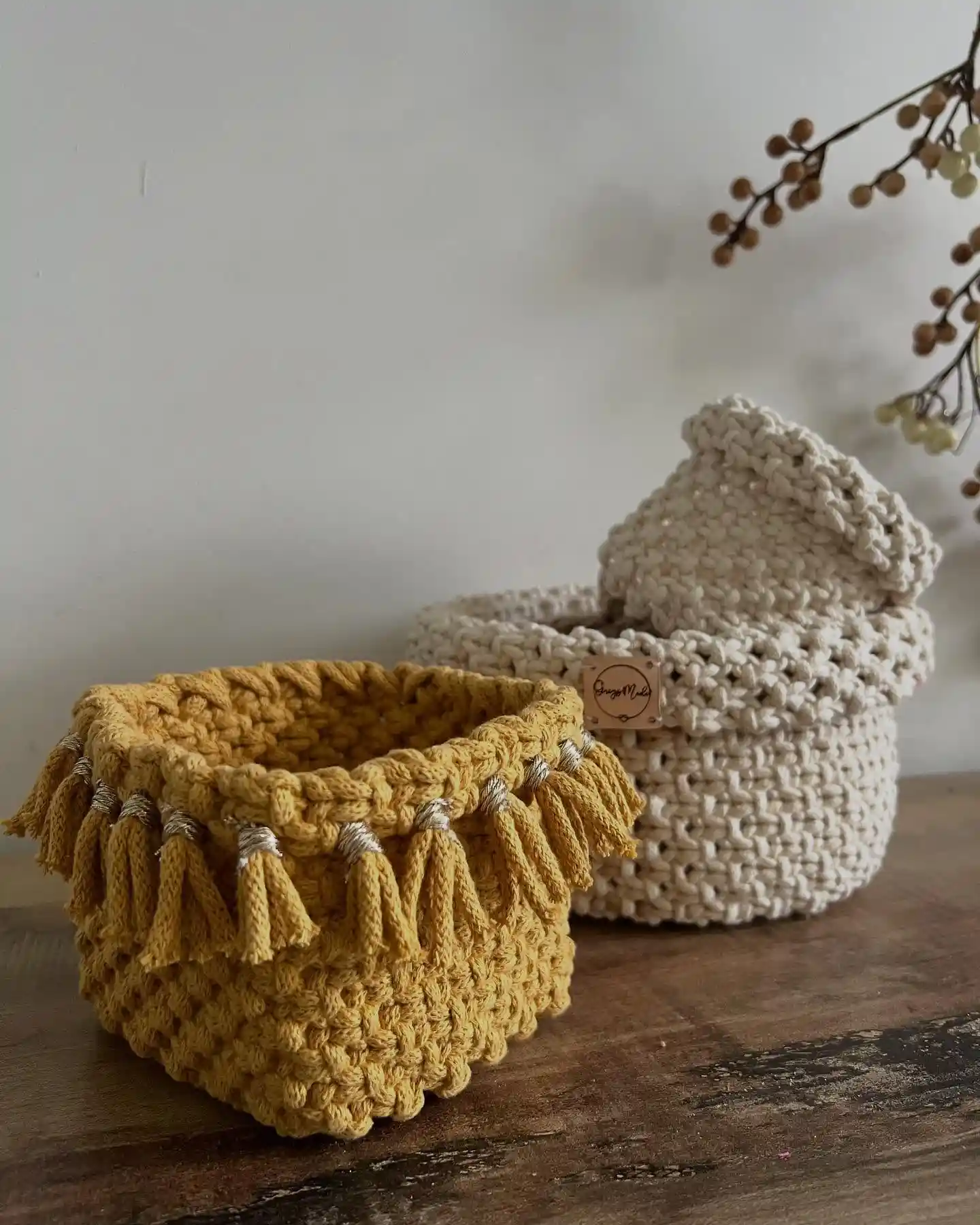 macrame basket