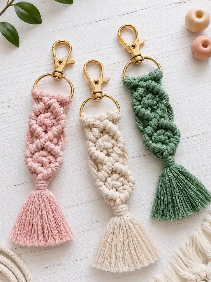 macrame keychain ideas