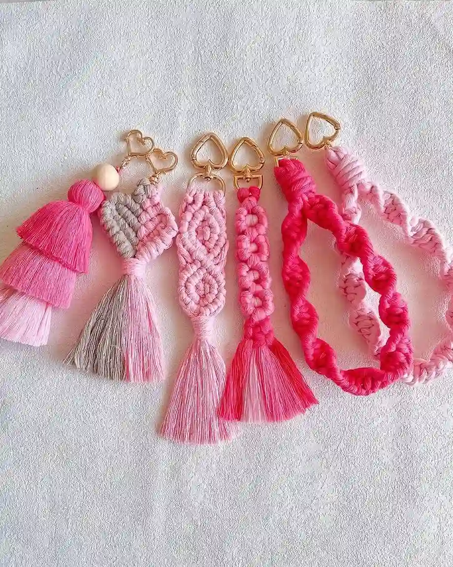 macrame keychains