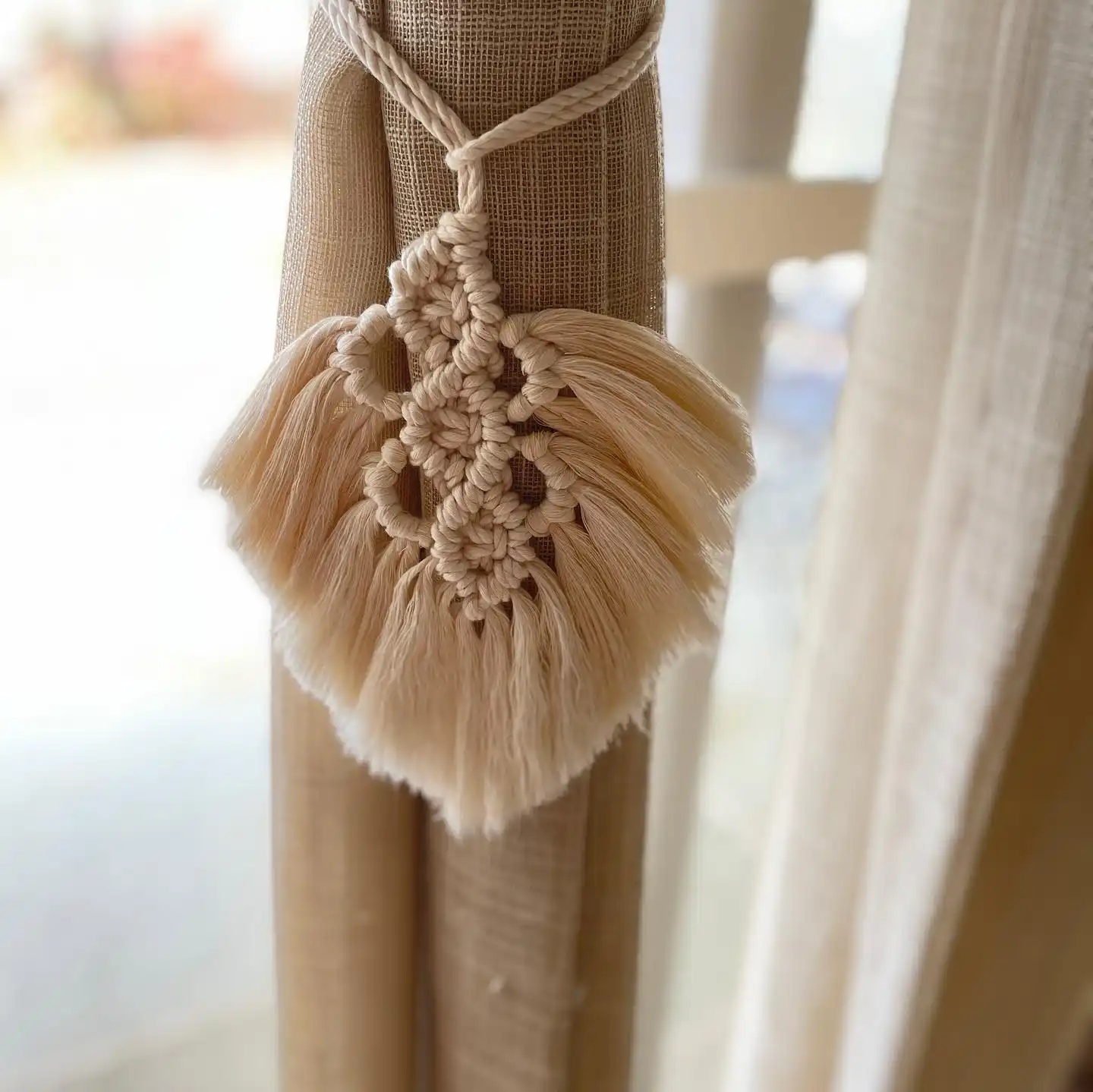 macrame tiebacks