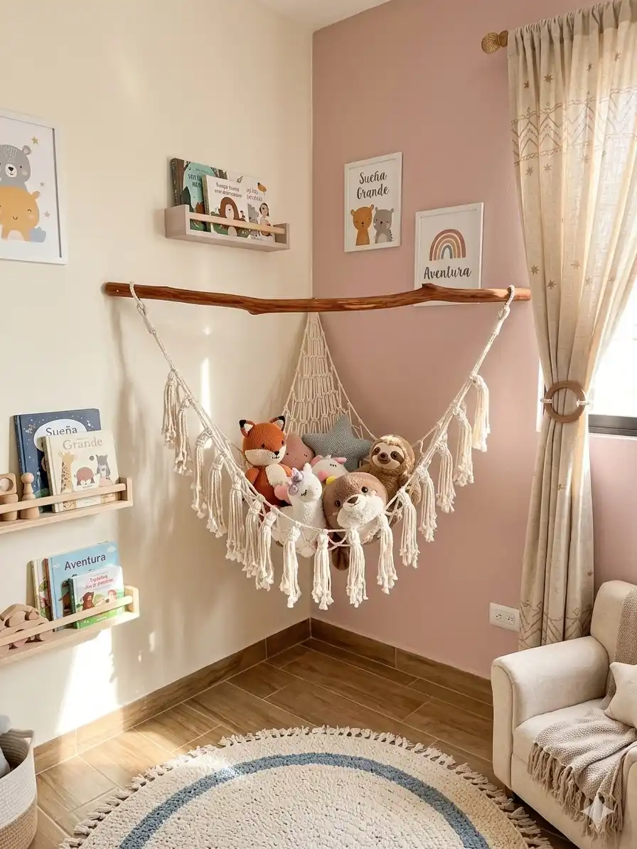 15 Macrame Room Decor for Teens 14 macrame toy hammock