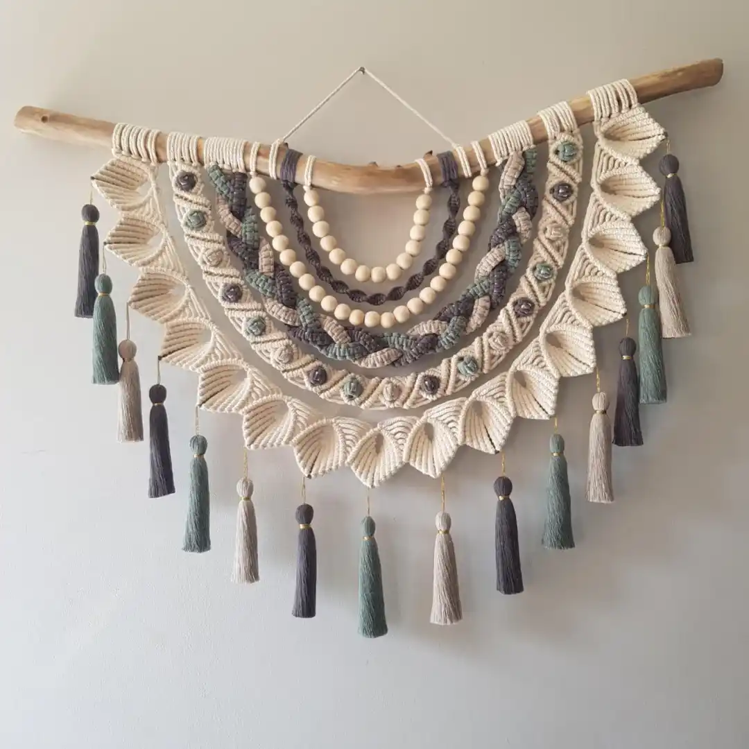 macrame wall piece