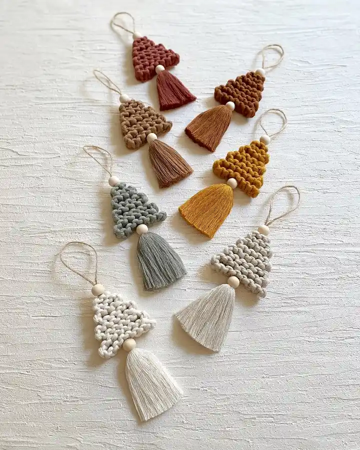 mini macrame tree