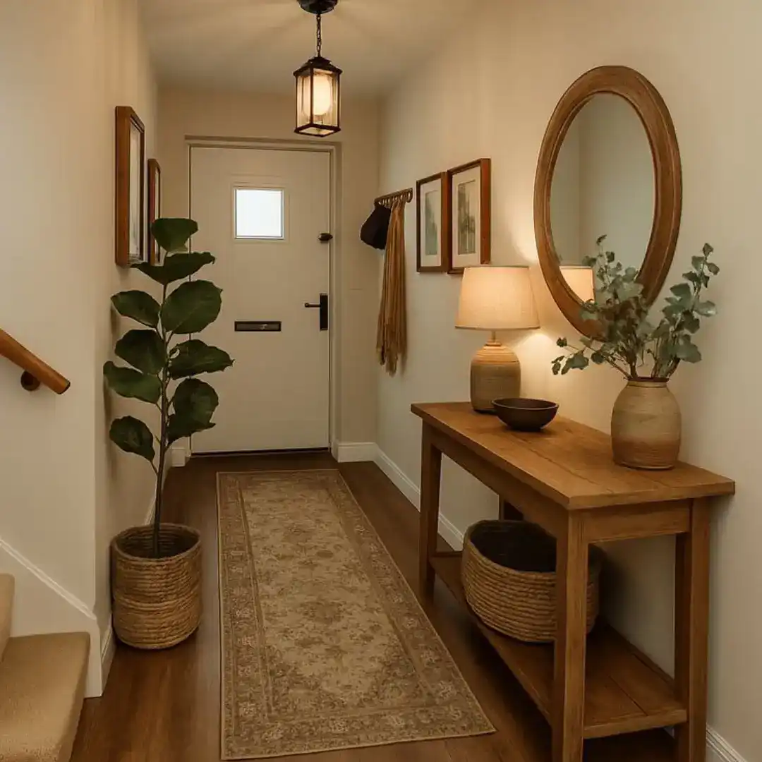 minimalist entryway table