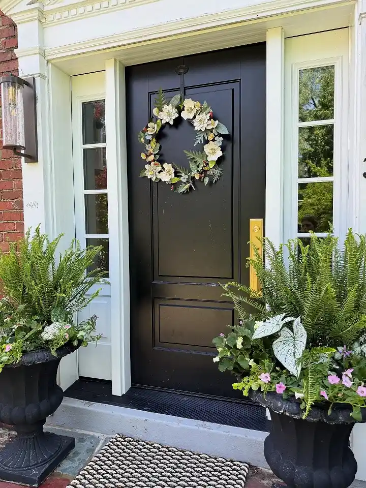 modern porch planters