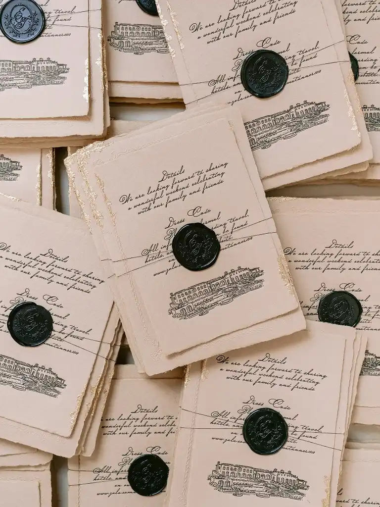 monogram wax seal