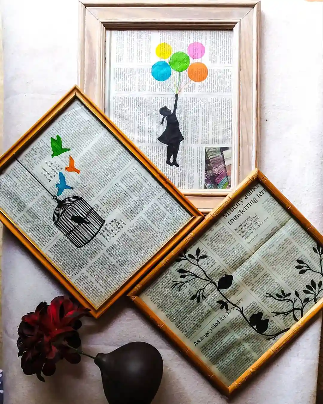 16 Newspaper Craft Ideas That Cost You Nothing 11 newspaper art and craft