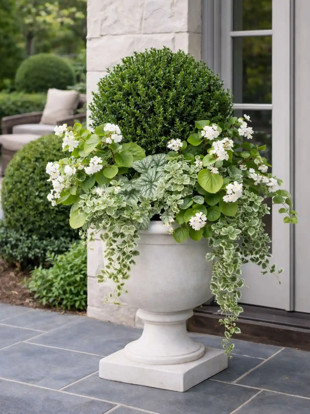 porch planter decor