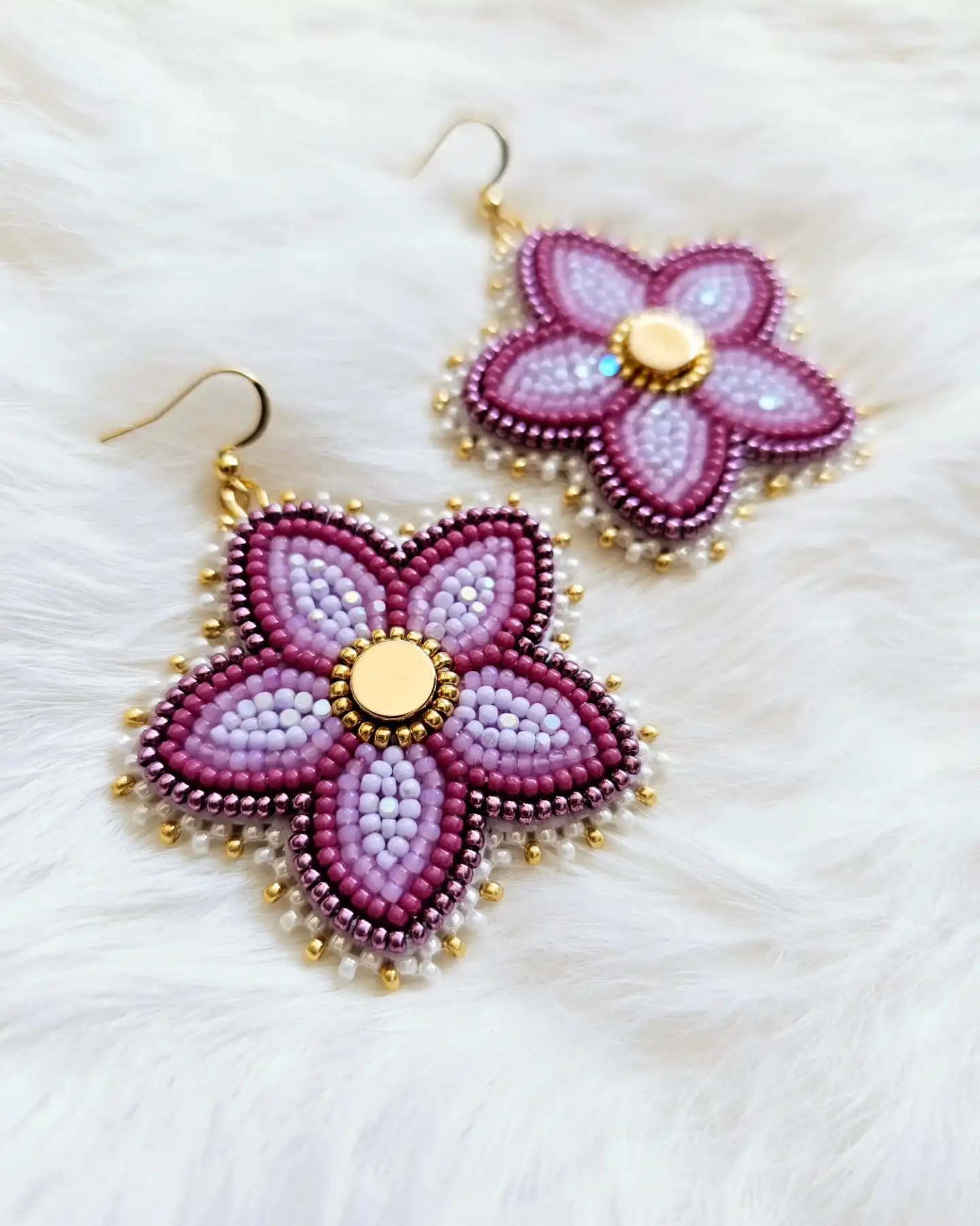 seed bead earrings