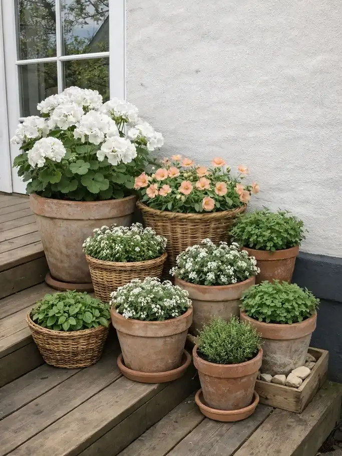 small porch planters