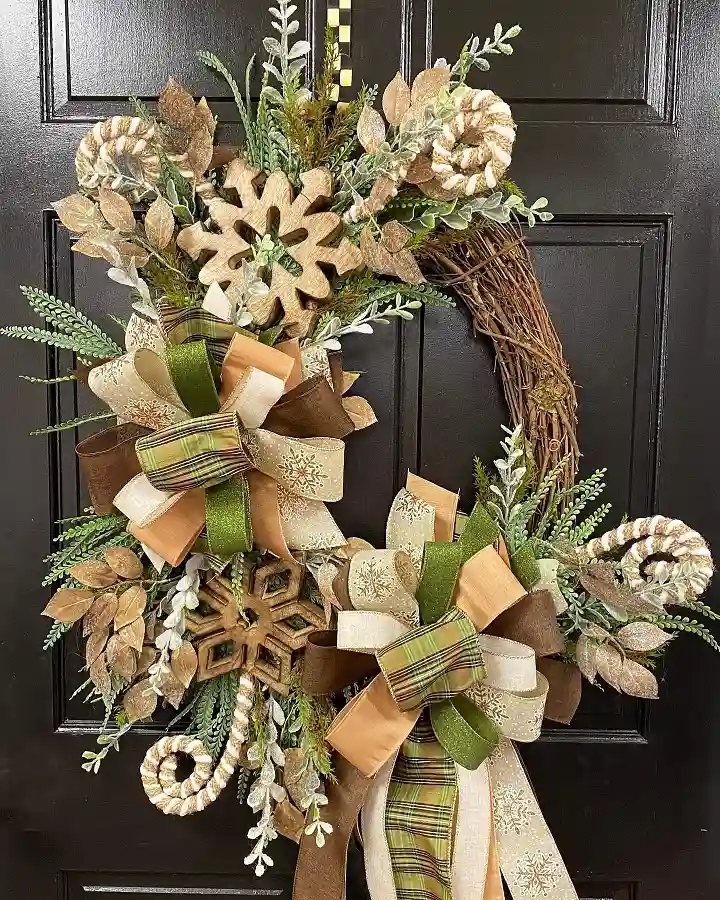 snowflake wreath