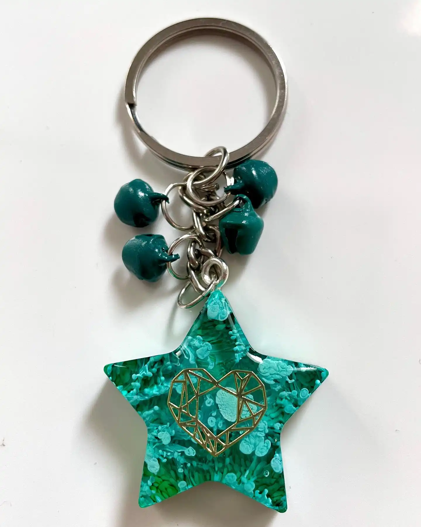 star resin keychain