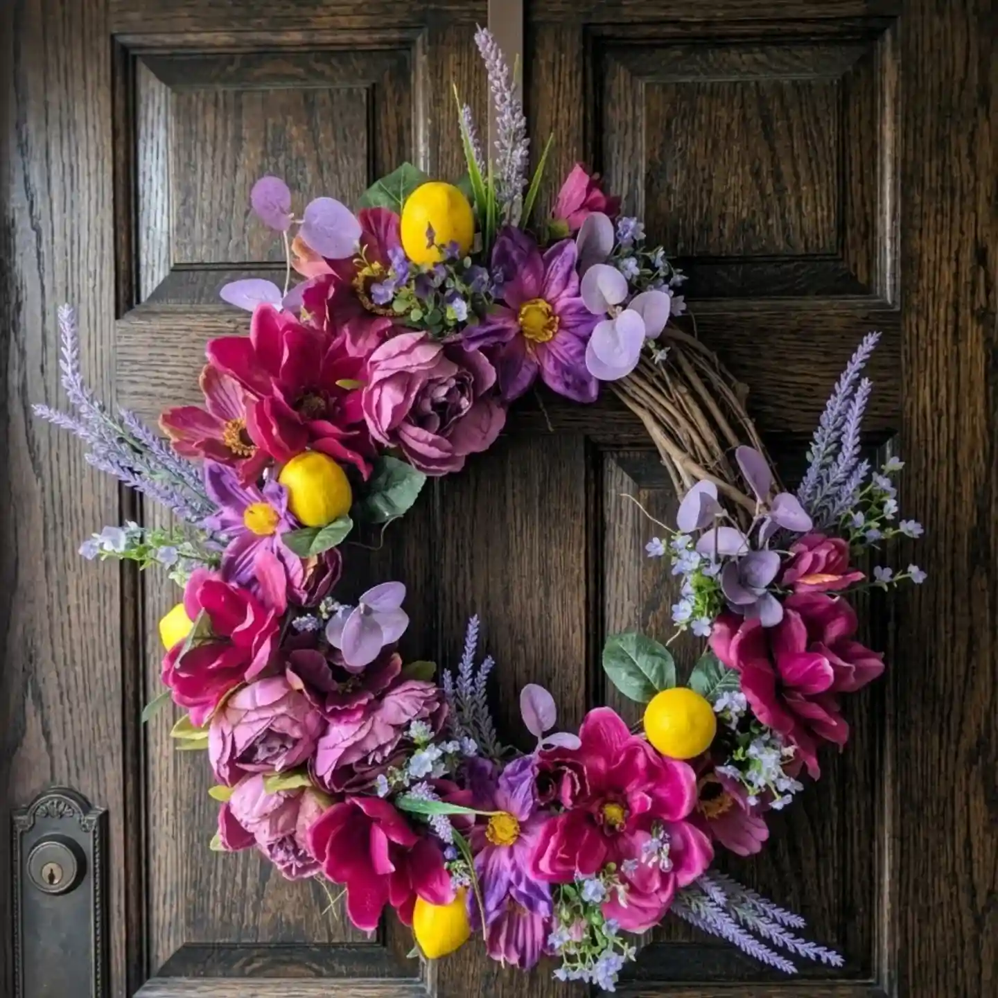 15 Summer Wreath Ideas for the Front Door 2 summer wreath ideas
