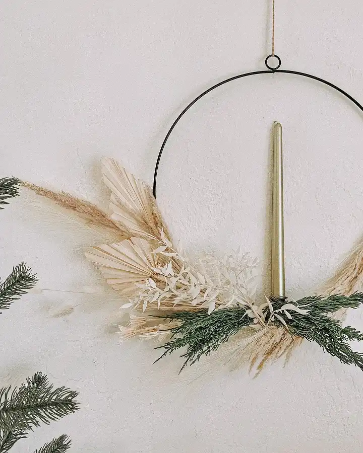DIY boho wreath