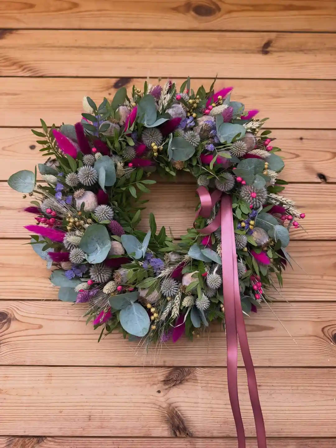 boho holiday wreath