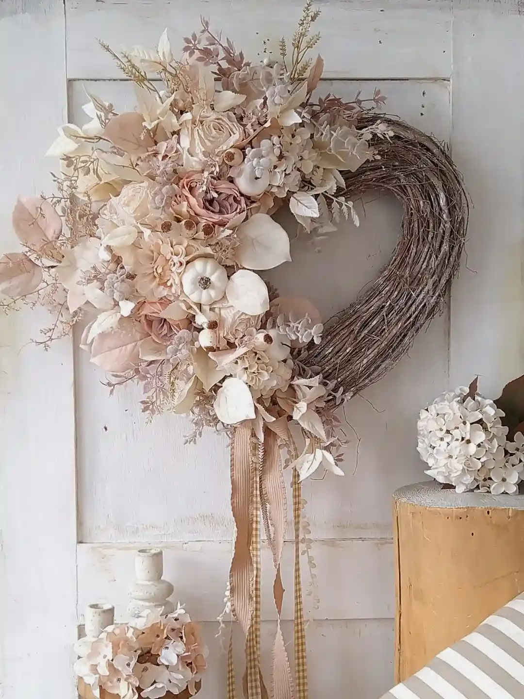 boho nursery wreath