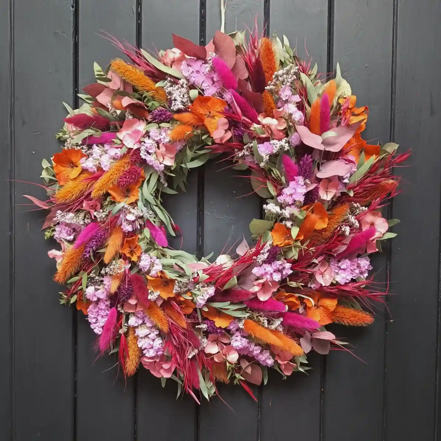 boho spring wreath