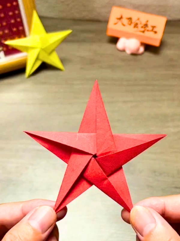 Origami Star From One Square of Paper