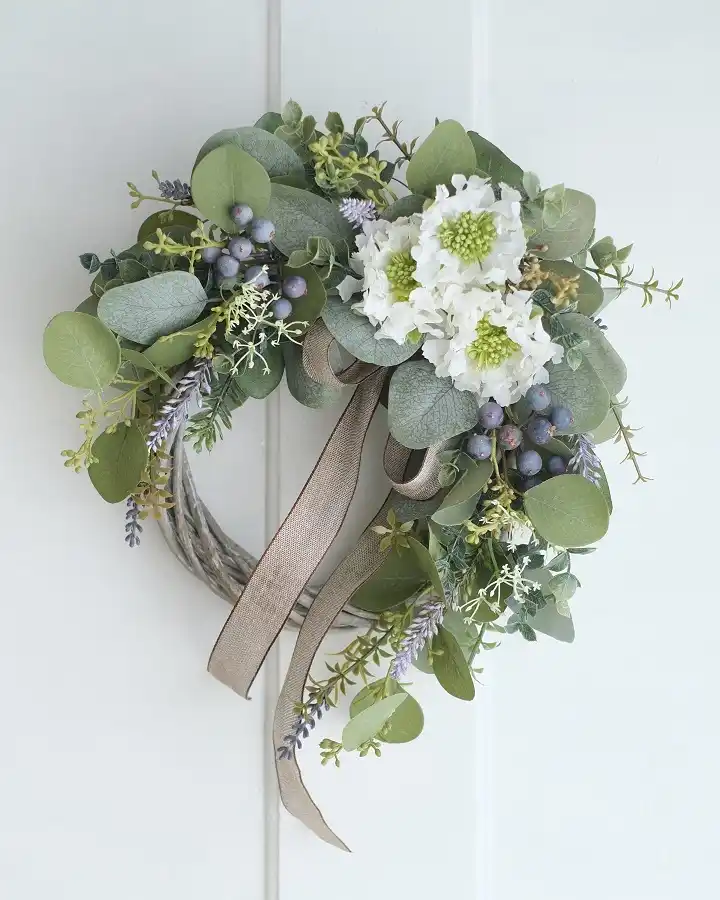 elegant faux wreath