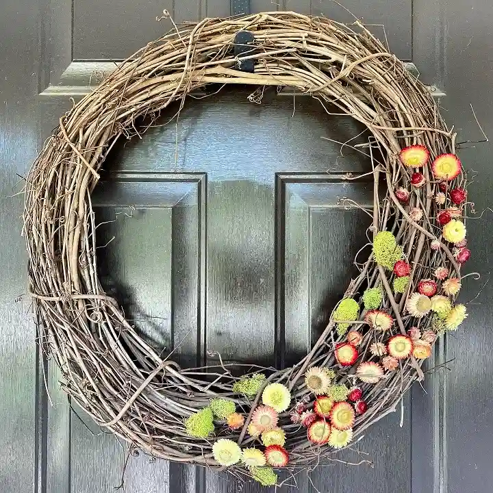 grapevine wreath DIY