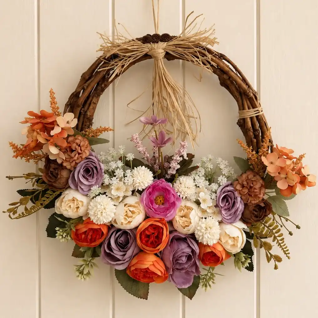 grapevine wreath spring