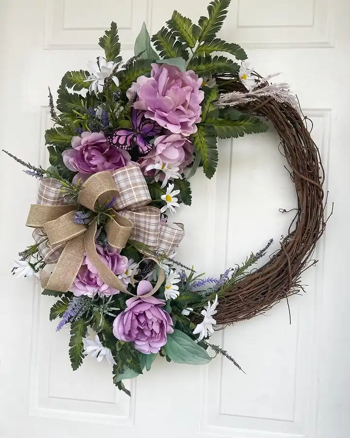 grapevine wreath summer
