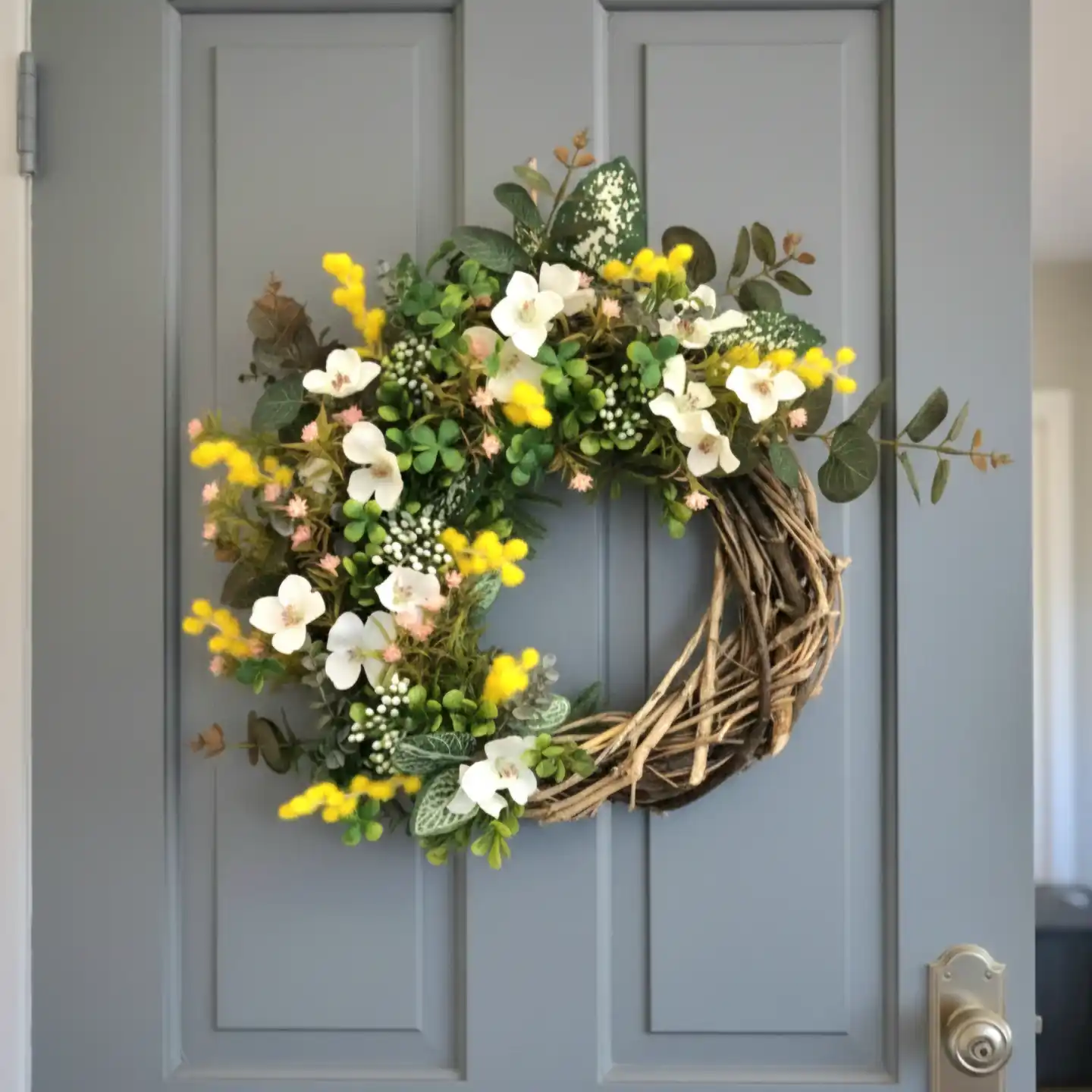 handmade grapevine wreath