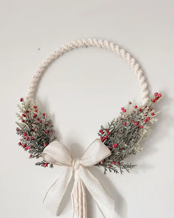 macrame fall wreath