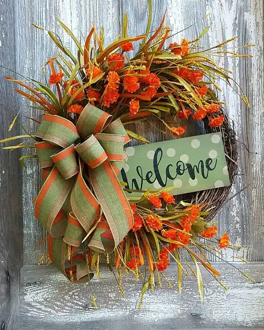 mini fall wreath