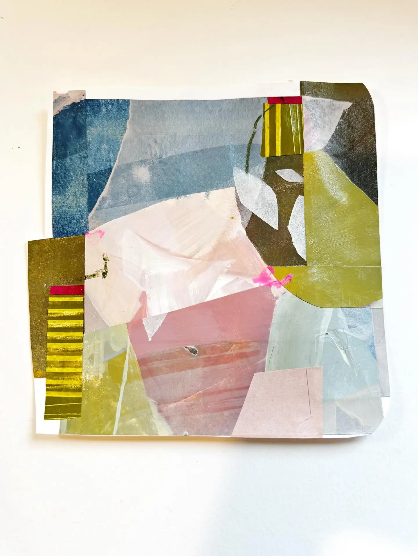Painted Paper Collage
