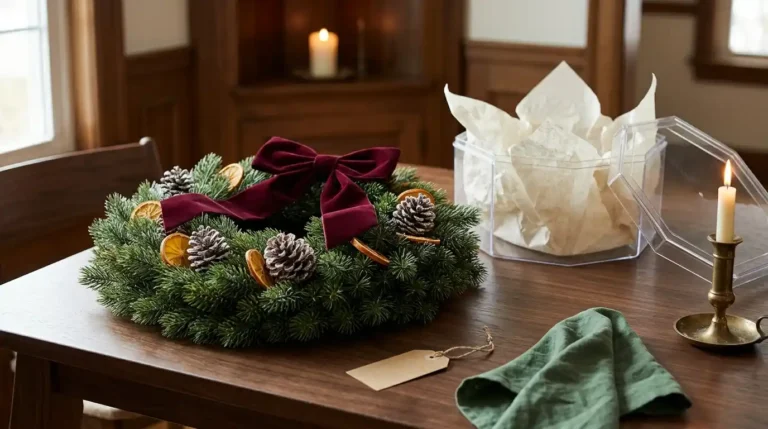 Wreath Storage and Care Tips