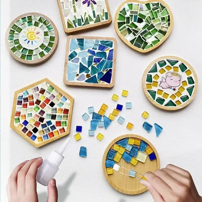 Glass Mosaic Coasters