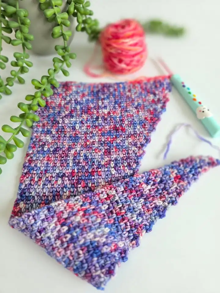 Crochet Triangle Kerchief