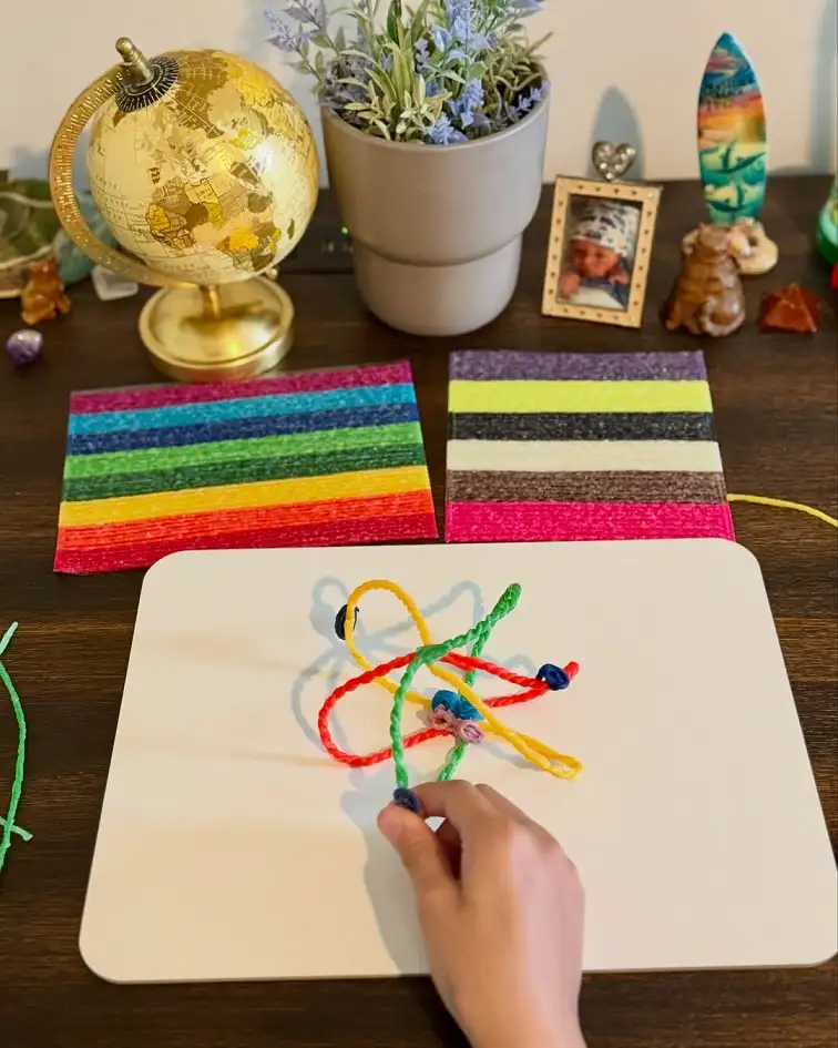 Wax String Sculptures