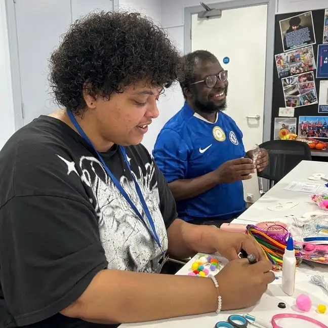 Pom Pom Mask Making